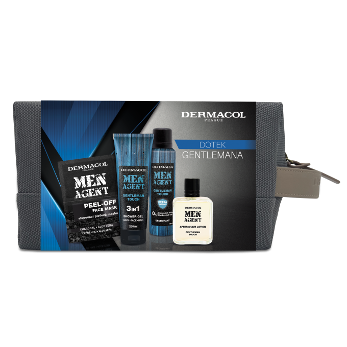 Dárkový balíček Gentleman touch - sprchový gel, deo, voda po holeni, maska