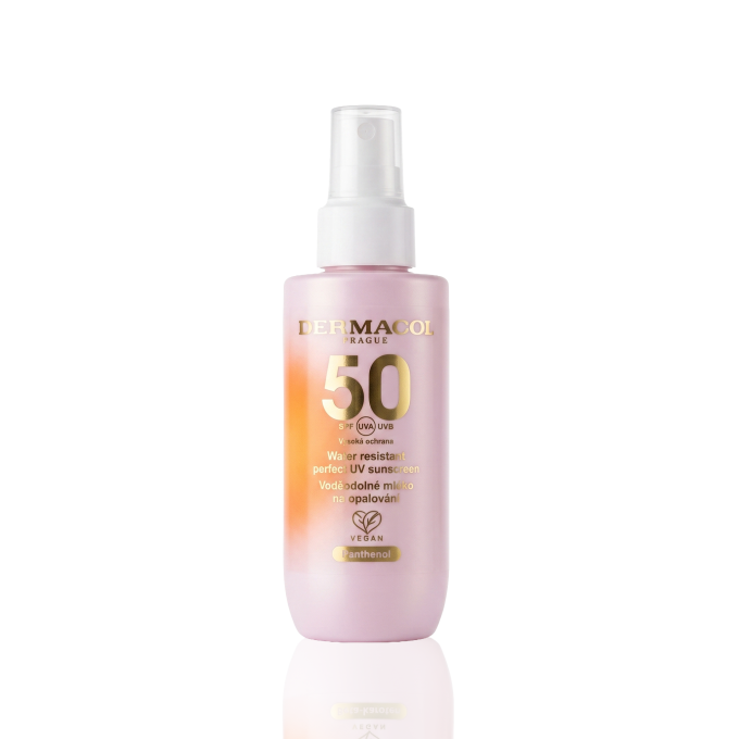 Loțiune de plajă bronzantă, sub formă de spray, SPF 50