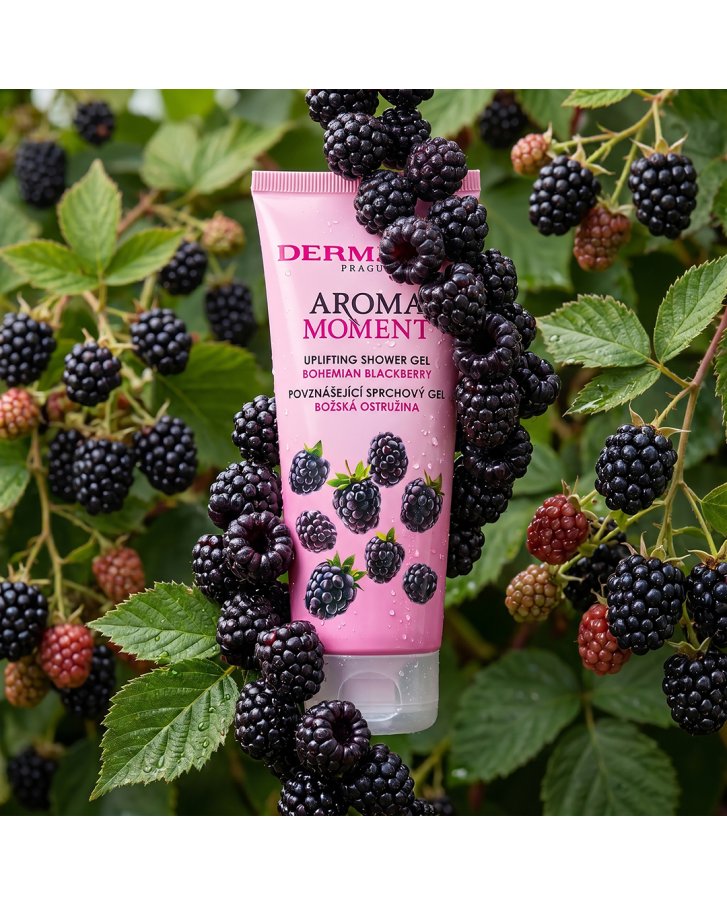 Aroma Moment gel de duș revigorant mure divine