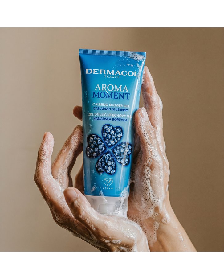 Aroma Moment – Gel de duș calmant cu afine canadiene