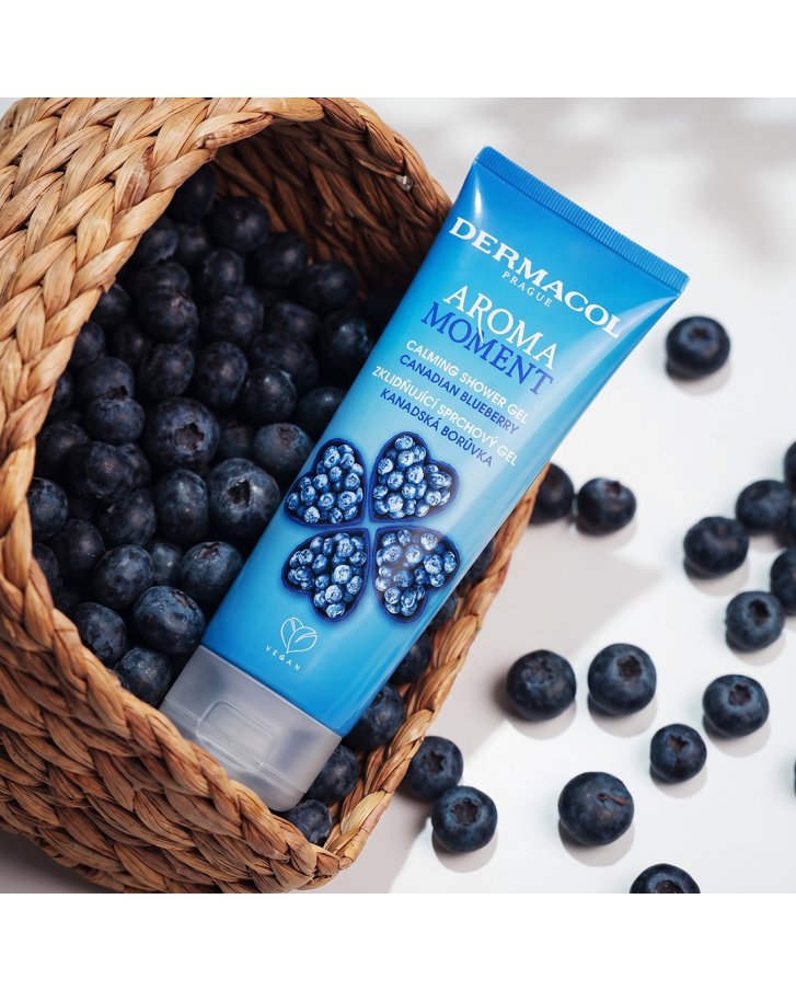 Aroma Moment – Gel de duș calmant cu afine canadiene