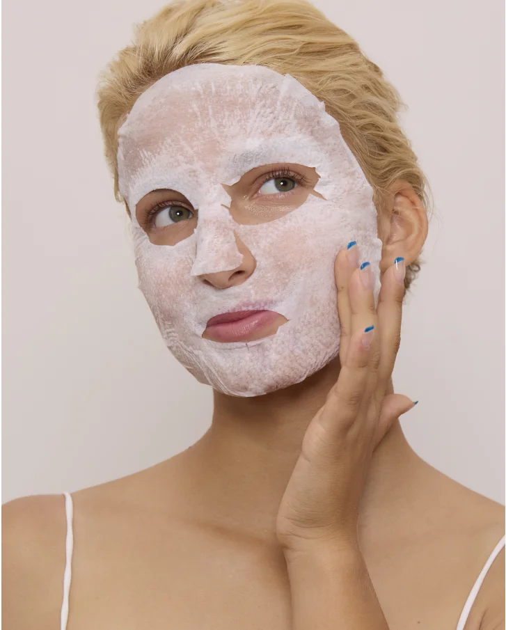 NANODERM facială uscată mască de față din nanofibre cu efect de întinerire