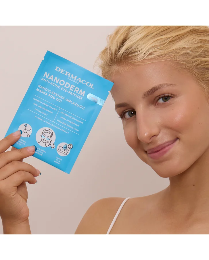 NANODERM Mască de reîntinerire sub ochi din nanofibre